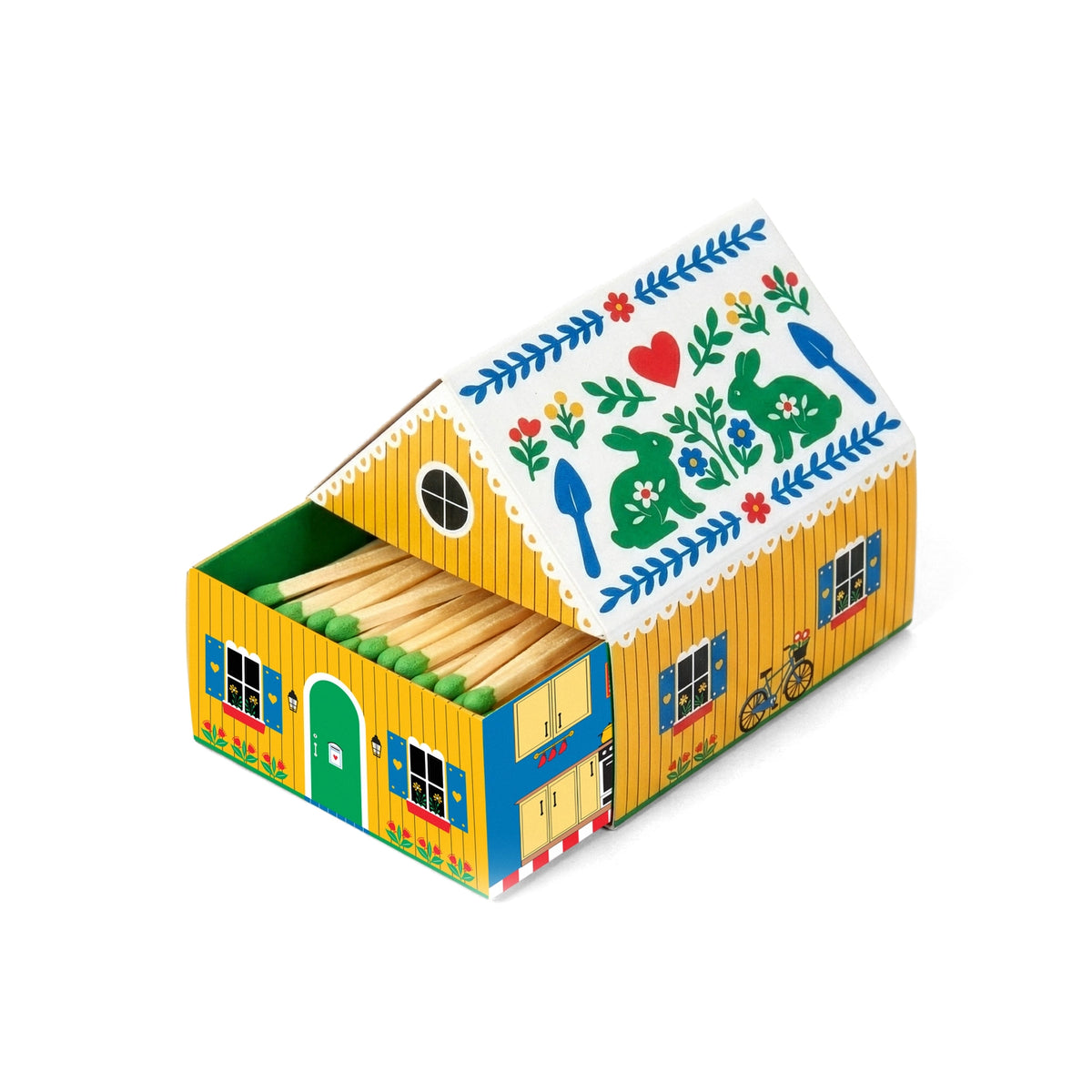 Yellow Swedish Dream Tiny Living Matchbox Cottage