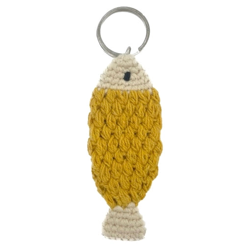 Organic Cotton Fish Keychain