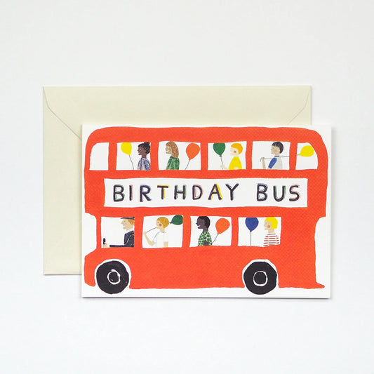 Birthday Bus Card