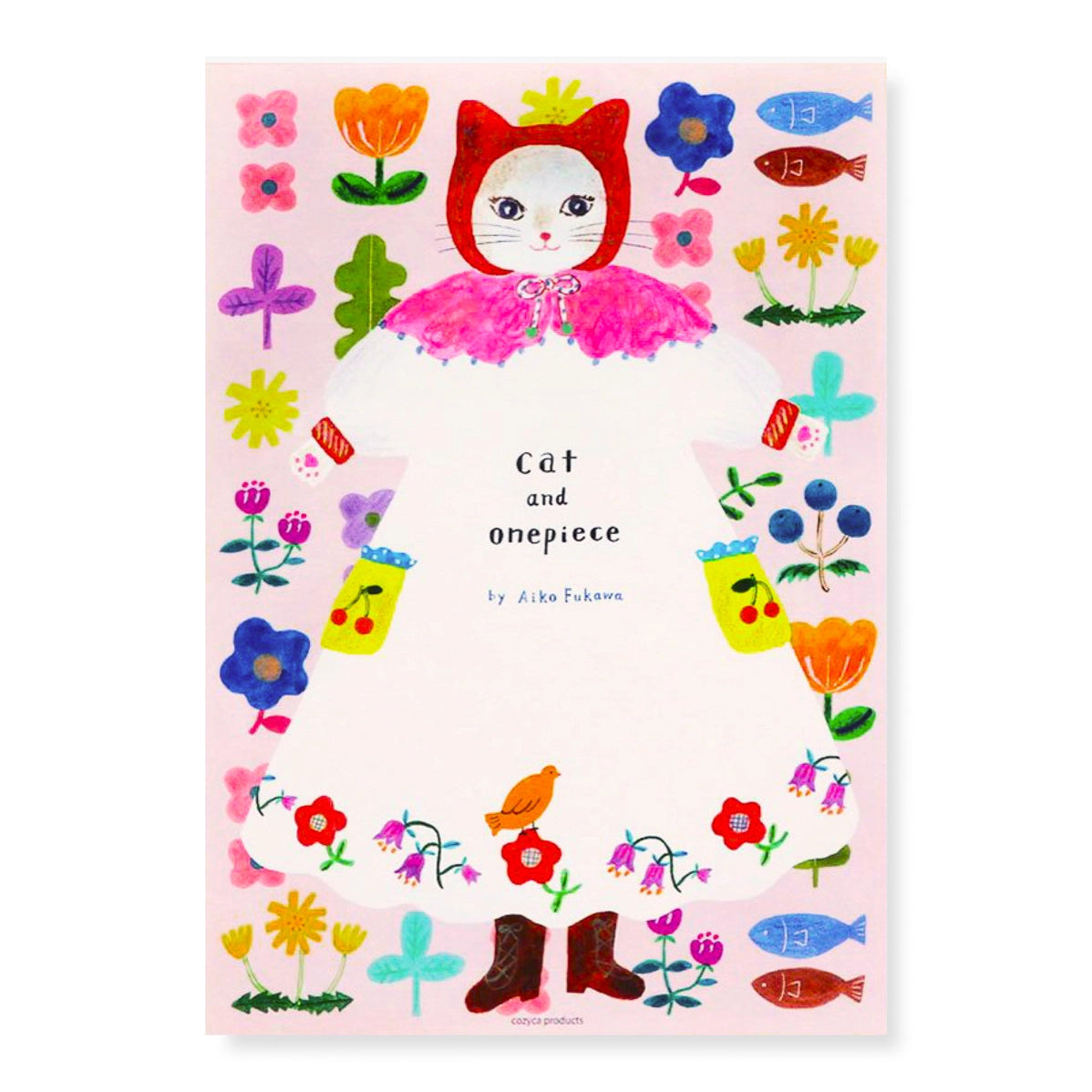 Cat and Onepiece Large Writing Pad