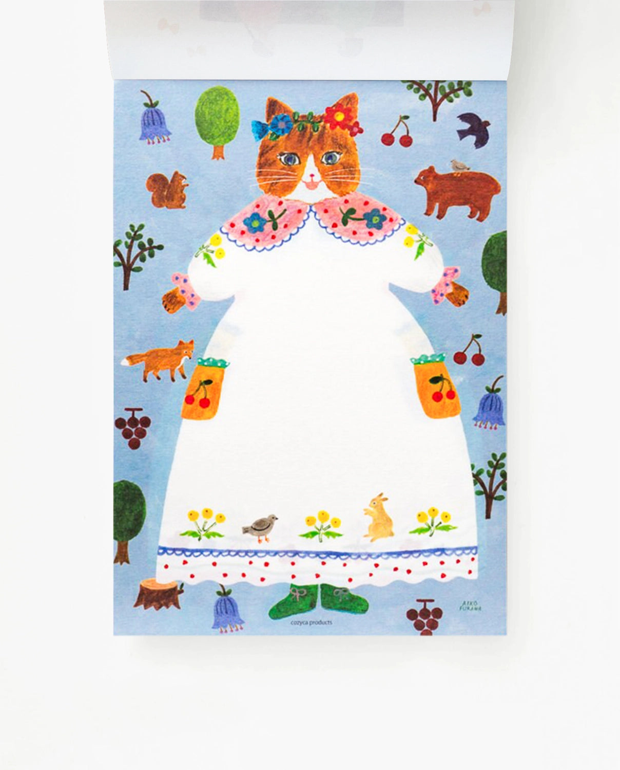 Cat and Onepiece Large Writing Pad