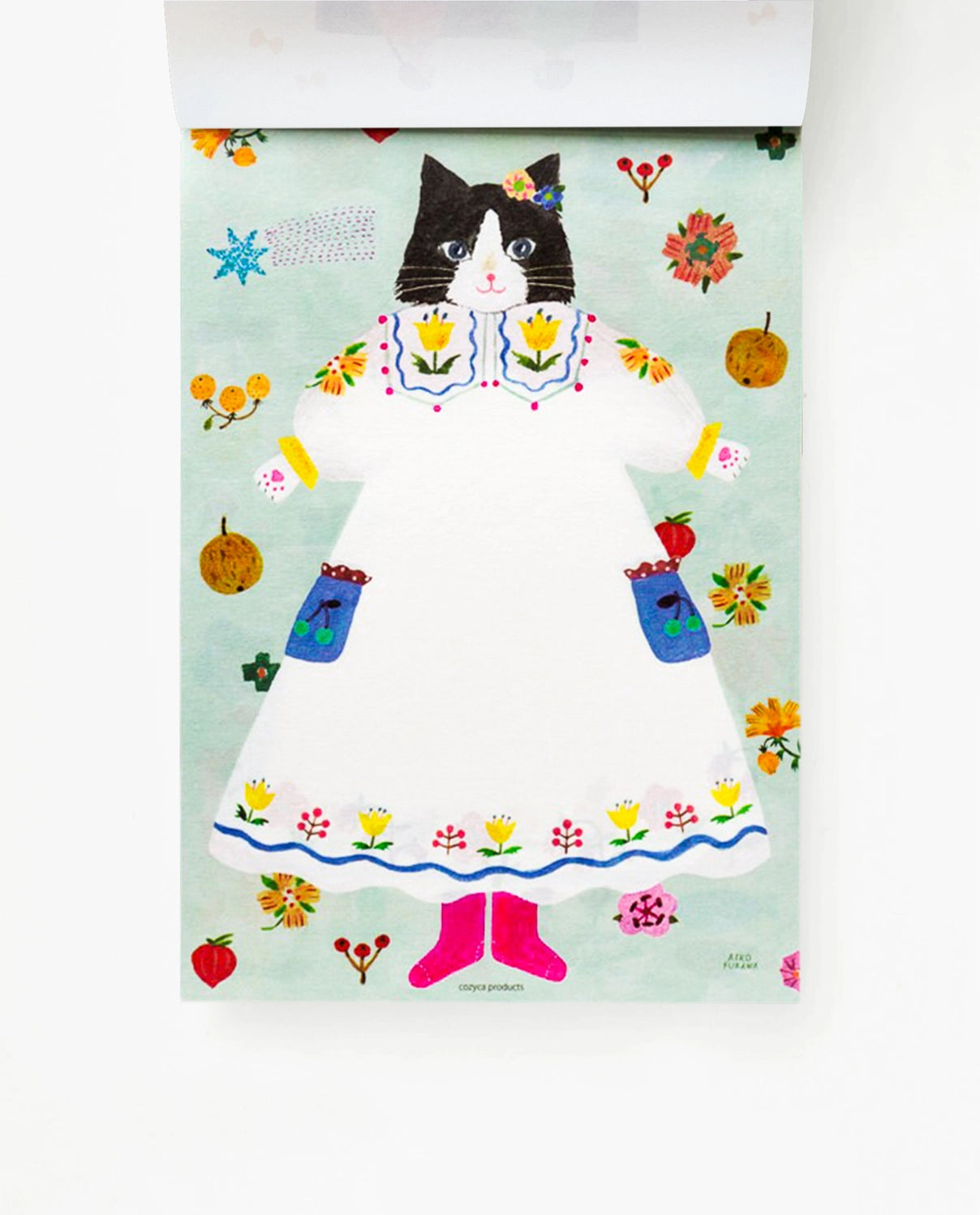 Cat and Onepiece Large Writing Pad