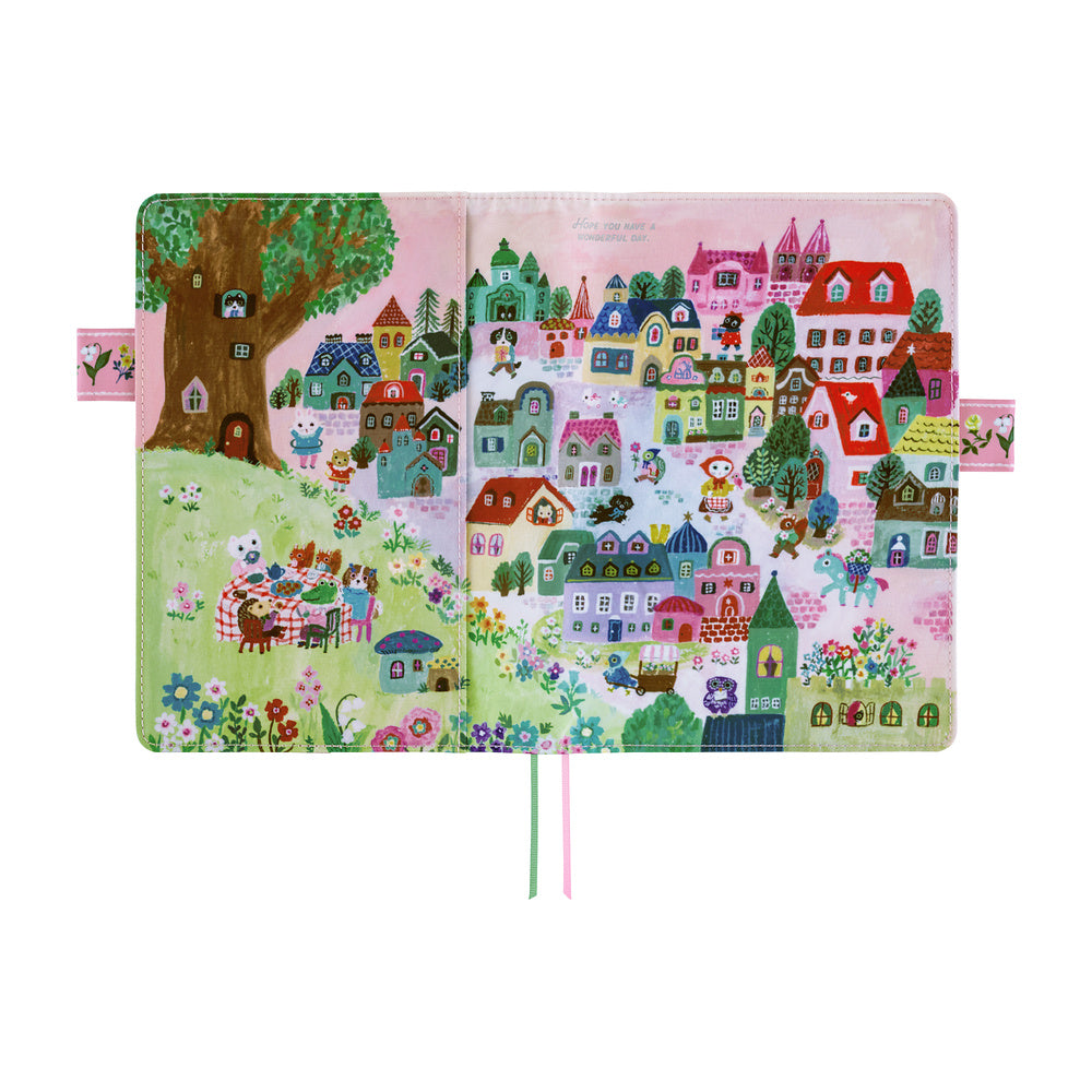 Yumi Kitagishi: White Cat Village A5 Cover