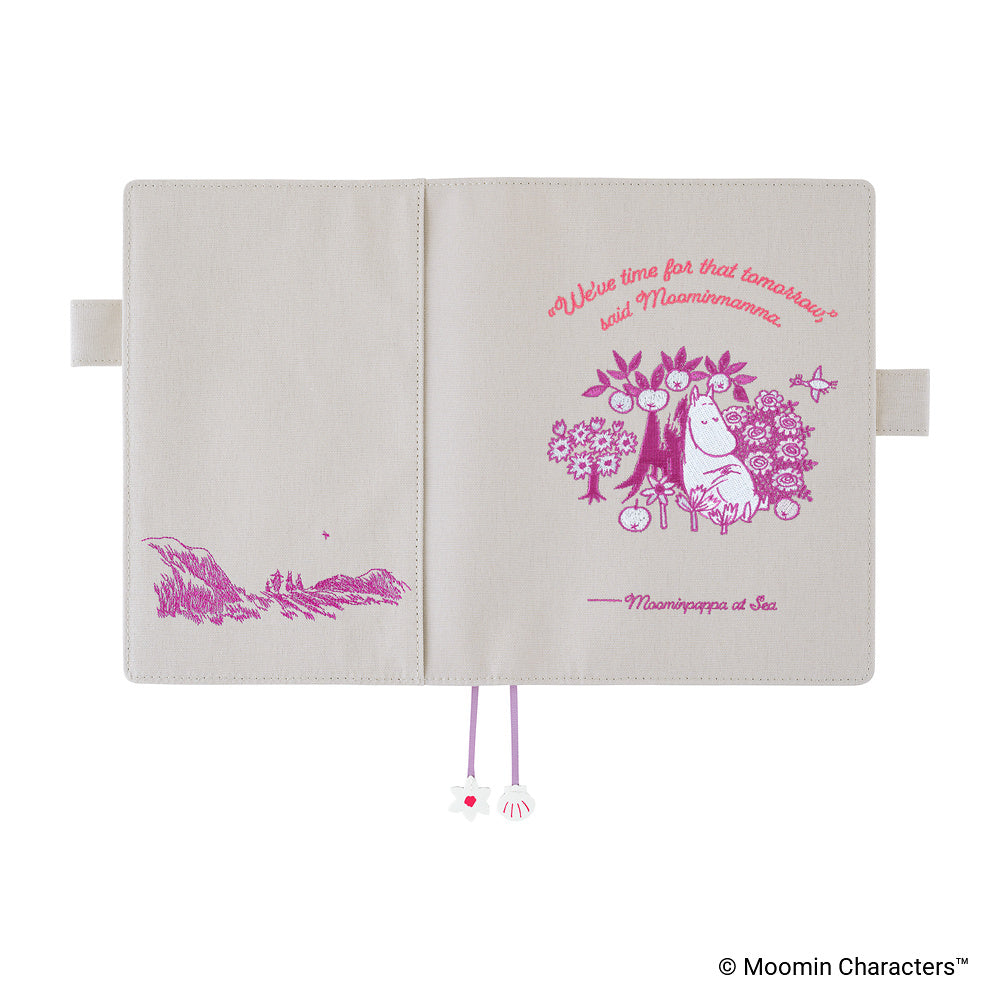 Moomin: My Yard (Pink Gray) A5 Cover