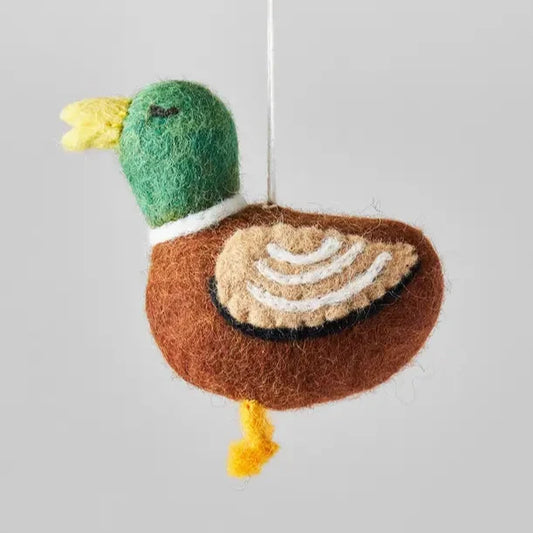 Duck Felt Ornament