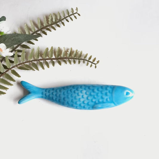 Ceramic Sardine - Light Blue