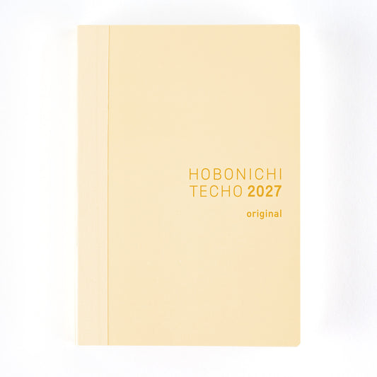 2027 English Original Book [A6 size/Daily/Jan start/Mon start]