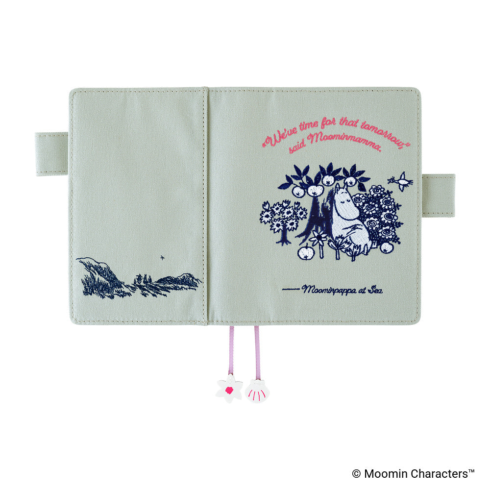 Moomin: My Yard (Pale Mint) A6 Cover