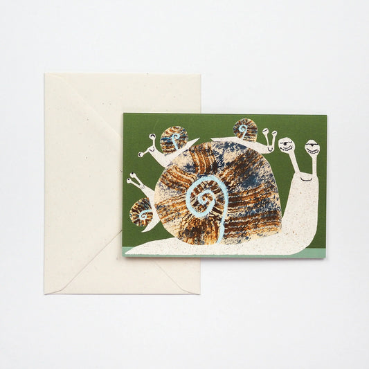 Snail Family Card