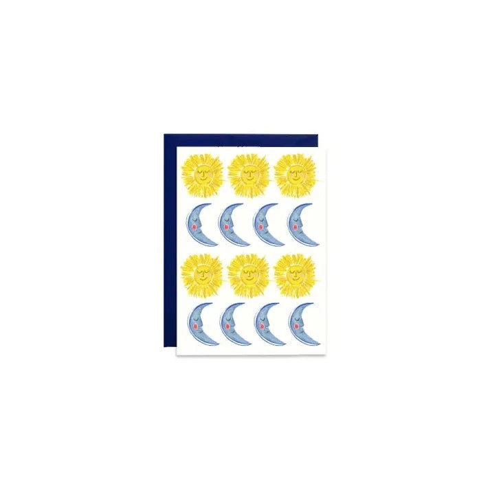 Mini Sun and Moon Greeting Card