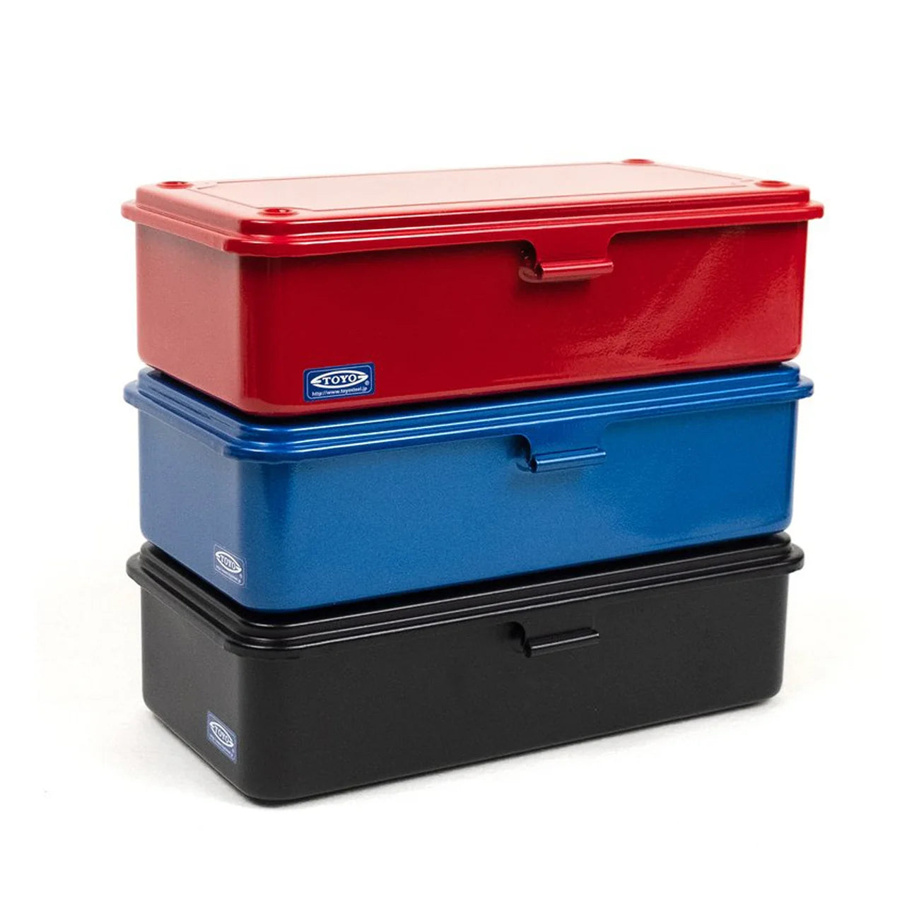 Steel Stackable Storage Box T-190 - Black