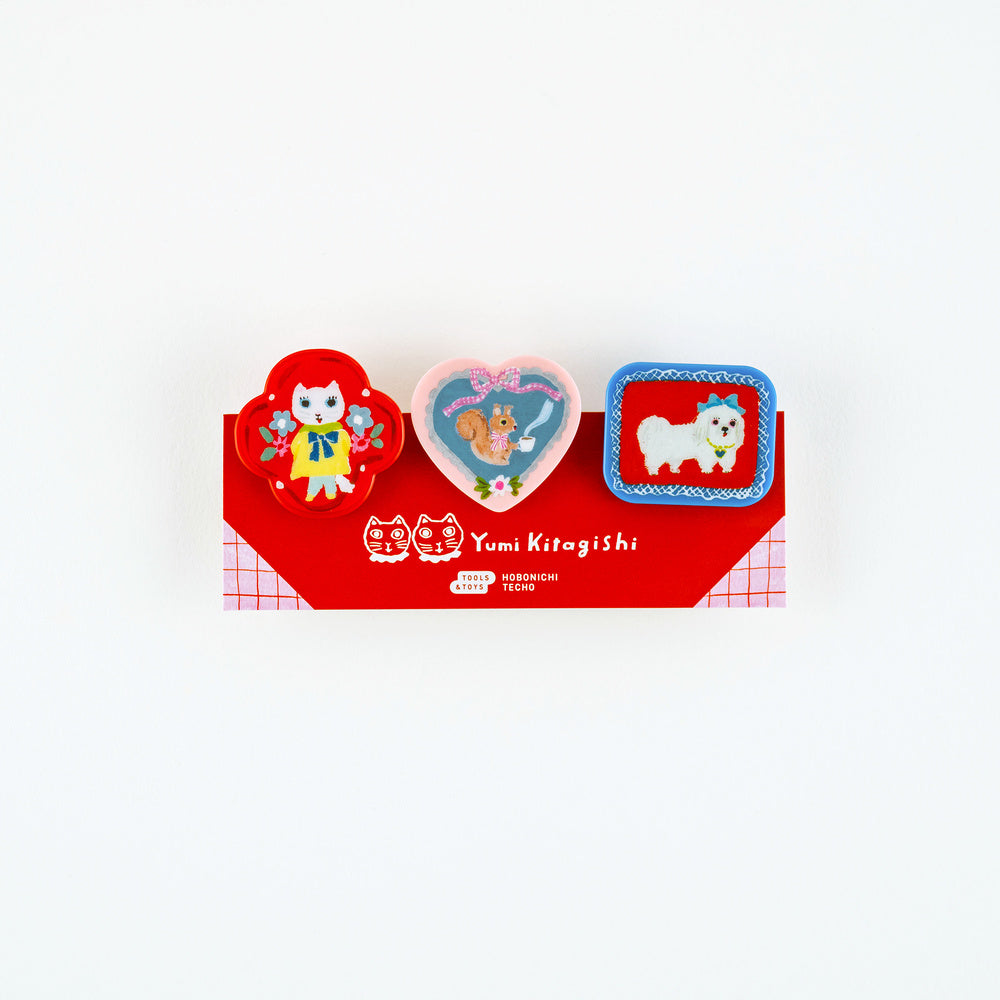 Yumi Kitagishi: Clips (Set of 3)
