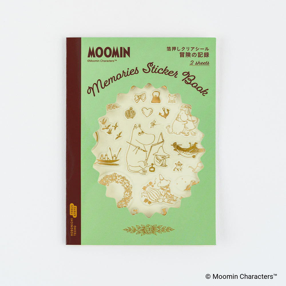 Moomin: Foil-Stamped Clear Stickers (Adventure Log)