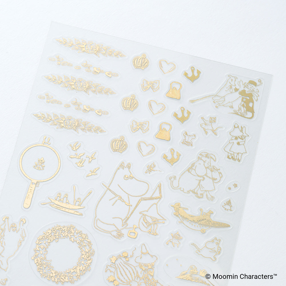 Moomin: Foil-Stamped Clear Stickers (Adventure Log)
