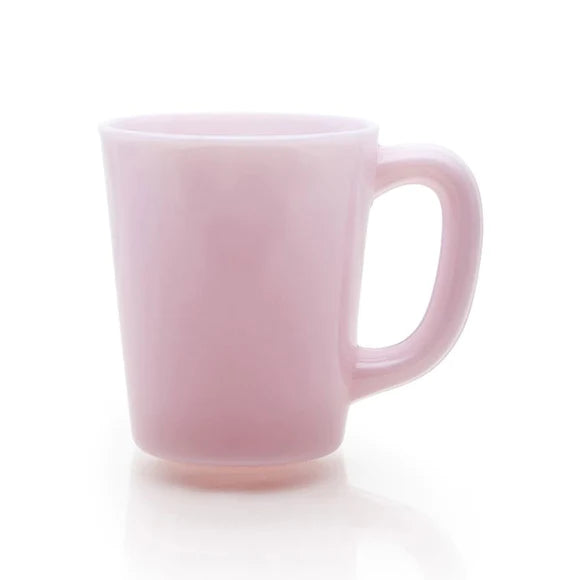 Pink Glass Coffee Mug